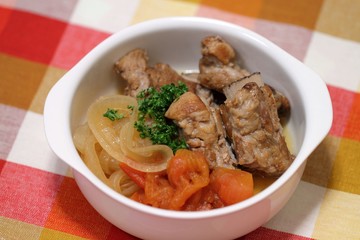 スペアリブのビネガー煮