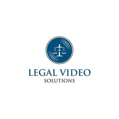 law video logo vector