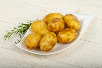 Raw young potato