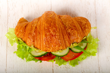 Vegan croissant