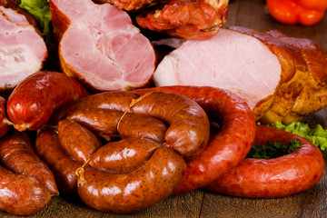 Smoked pork meat