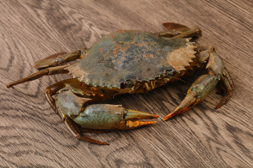 Raw crab