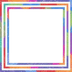 Abstract colorful frame