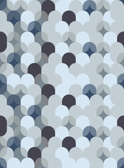 Monochrome blue fabric pattern, Wallpaper. Beautiful.  Abstract vector seamless texture
