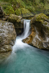 Waterfall at Kakueta Canyon, Aquitaine, France