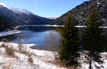 lake in the mountains
