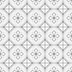 Fototapeta premium Abstract geometric seamless pattern.