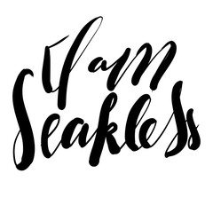 Hand lettering for your design. Motivation quote 