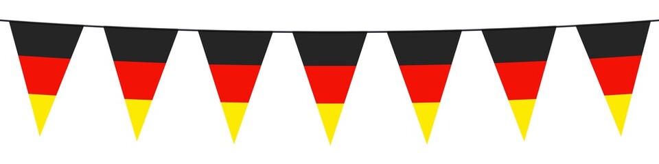 Banner. Garlands, pennants. Germany