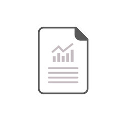 3521640 Report text file icon. Document with chart symbol. Accounting sign.
