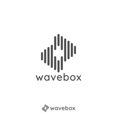 abstract audio signal wave pulse logo for business, apps radio, technology, or data. icon symbol template Vector illustration.