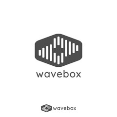 abstract audio signal wave pulse logo for business, apps radio, technology, or data. icon symbol template Vector illustration.