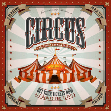 Vintage Circus Background