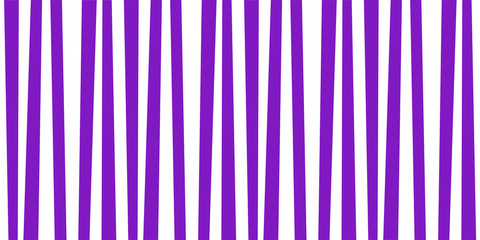 Cute pattern banner with violet and white vertical stripes.