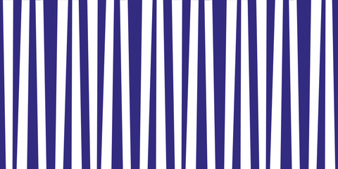 Abstract vertical striped pattern. Blue and white print.