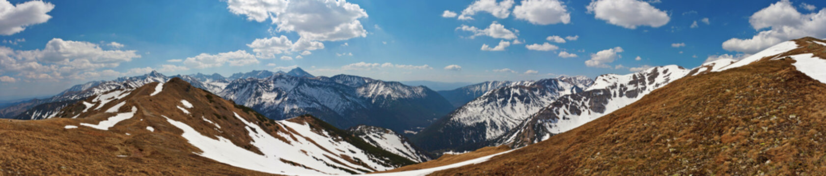 Fototapeta Panorama Tatr wysokich spod Kopy Kondrackiej
