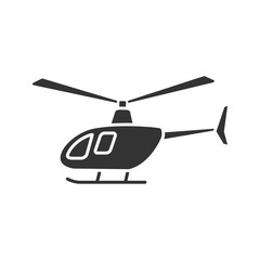 Helicopter glyph icon