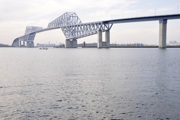 東京港臨海道路の東京ゲートブリッジ