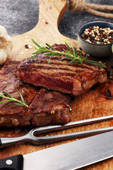 Barbecue Rib Eye Steak, dry Aged Wagyu Entrecote Steak