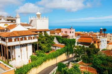 Obraz premium skyline of La Orotava town, Tenerife Island, Spain