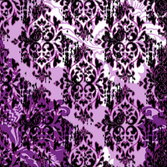  Highly detailed abstract texture or grunge damask background. For art texture, and vintage paper or border frame, modern damask pattern for carpet, rug,  scarf, clipboard , shawl pattern