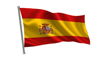 Spain flag ,  A series of 