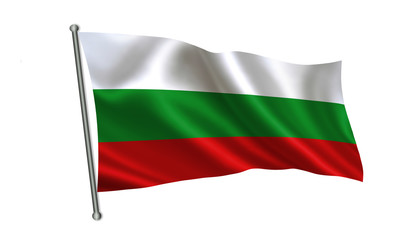 Bulgaria flag. A series of 