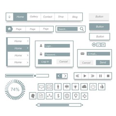 Interface button set