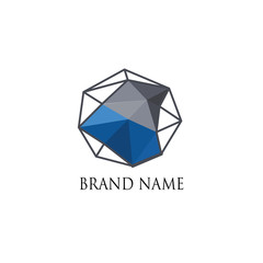 logo geometric look modern