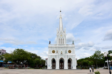Nativity of Our Lady Cathedral of Bang Nok Khwaek at Bang Khonthi district in Samut Songkhram, Thailand