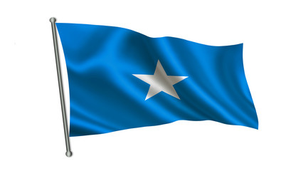 Somalia flag. A series of 