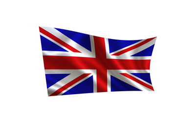 Fototapeta na wymiar England flag. A series of 