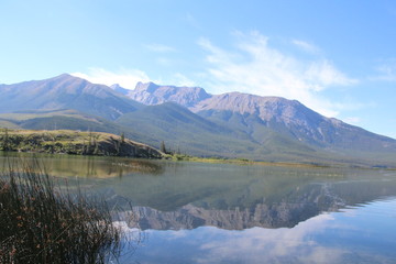 Reflections On Talbot Lake, Jasper National Park, Alberta
