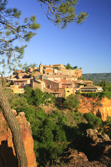 Fototapeta na wymiar Roussillon Vaucluse Provence-Alpes Cote D Azur France