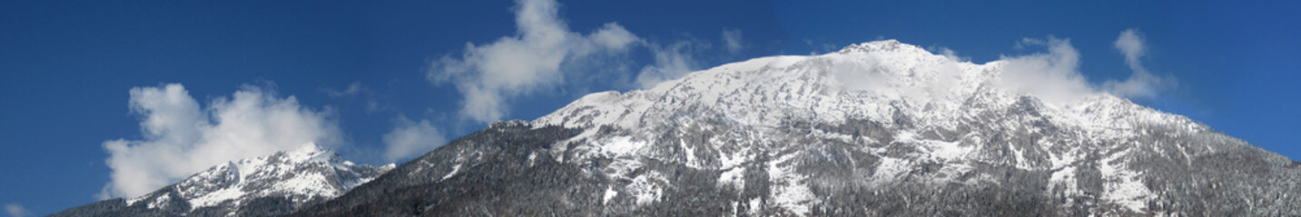 Fototapeta na wymiar Landscame Mountain Panorama View