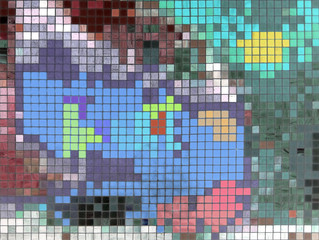 Fototapeta na wymiar Abstract Background, Bitmap, Computer Generated