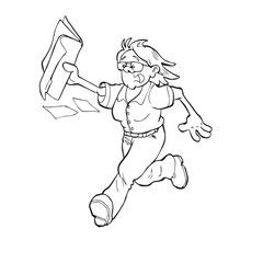 woman running with papers_2