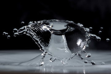 Goccie di latte e acqua