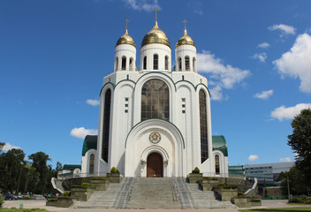Fototapeta na wymiar Christ-Erlöser-Kathedrale Kaliningrad