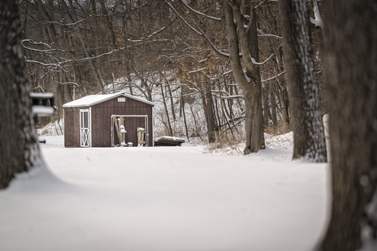 cabaña de invierno