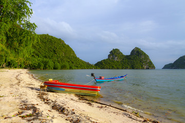 Beach Bang Boet Beach, and small boat