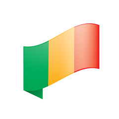 Fototapeta premium Mali flag. Vector