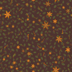 Seamless spring floral pattern. Vector background for invitation, greeting card, wallpaper and textile