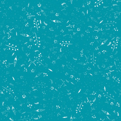 Seamless spring floral pattern. Vector background for invitation, greeting card, wallpaper and textile