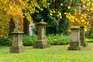 Herbst im Alten Friedhof in Heilbronn