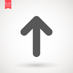 Arrow Icon in trendy flat style isolated on grey background. Arrow symbol for your web site design, logo, app, UI. Vector illustration, EPS10 .