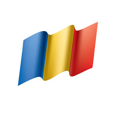 Fototapeta premium Chad flag, vector illustration