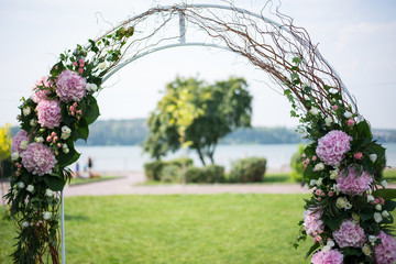 Floral arangement for wedding