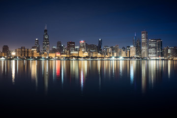 Fototapeta na wymiar Chicago Skyline 