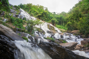 Fototapeta na wymiar Mae Ya waterfall in Doi Inthanon national park, Chiang Mai, Thailand